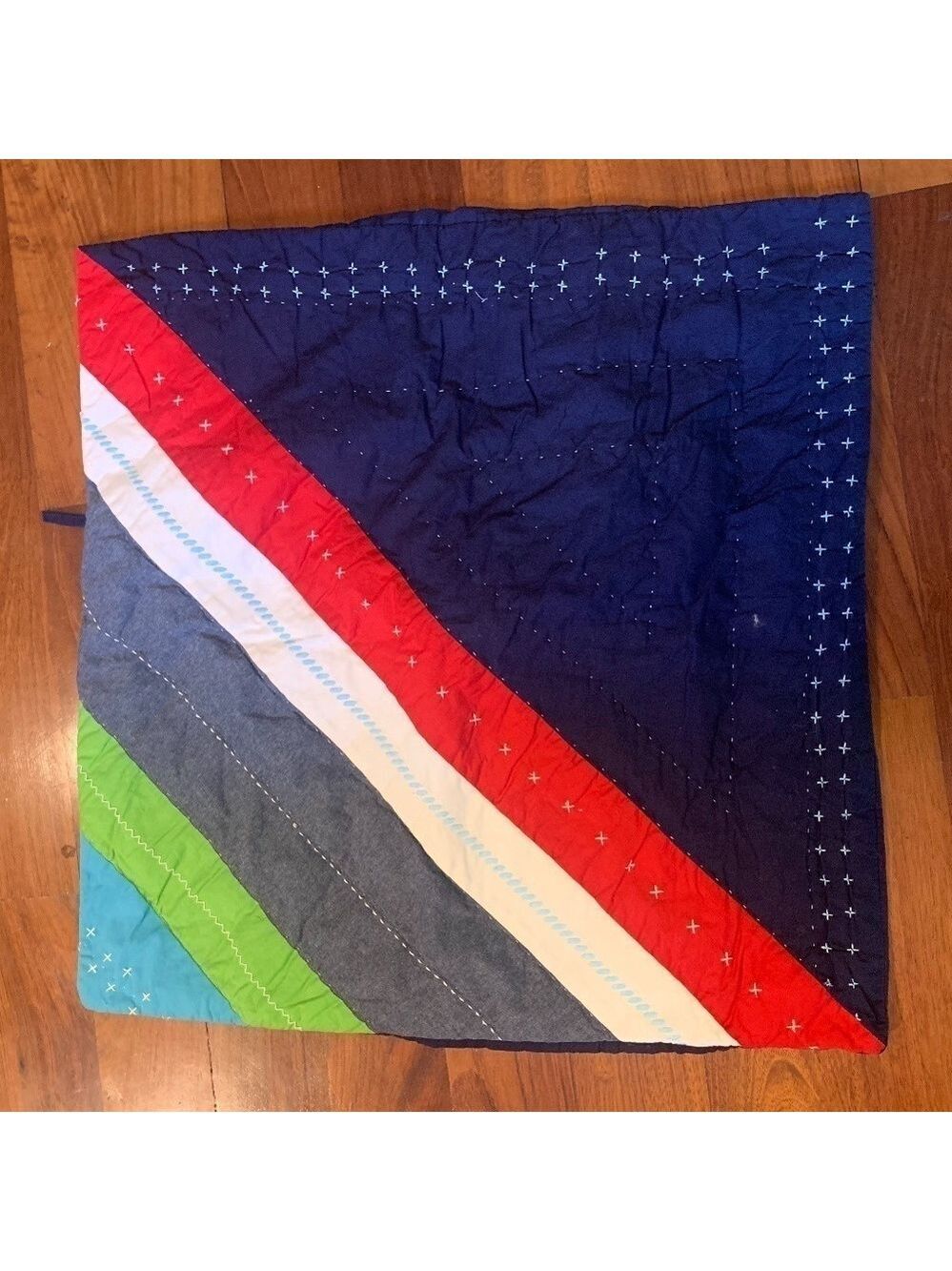 Pottery Barn Kids Quilted Sham Cover 25”x27” No Flaws.